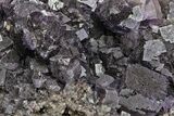Purple Cubic Fluorite Cluster - Okorusu Mine, Namibia #209607-1
